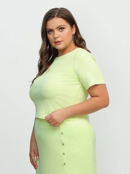 Backless Bowknot Short Sleeve T-Shirt