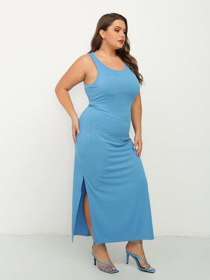 Backless Slit Bodycon Dress