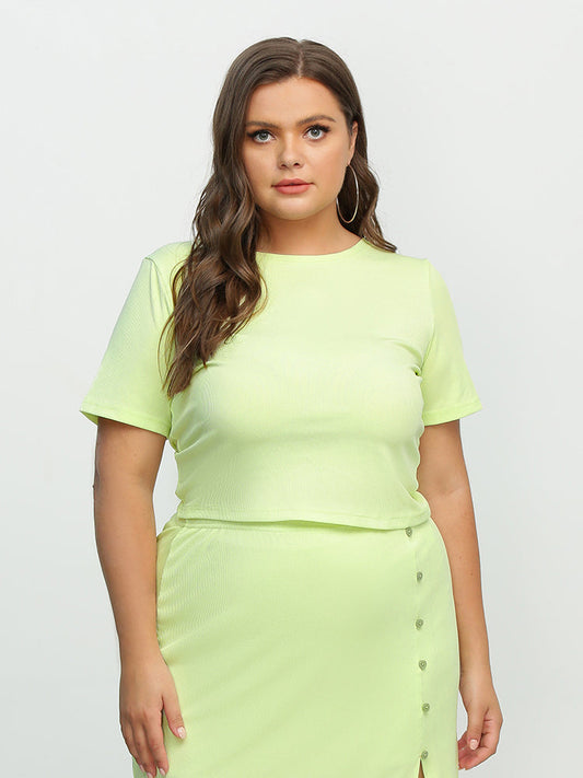 Backless Bowknot Short Sleeve T-Shirt