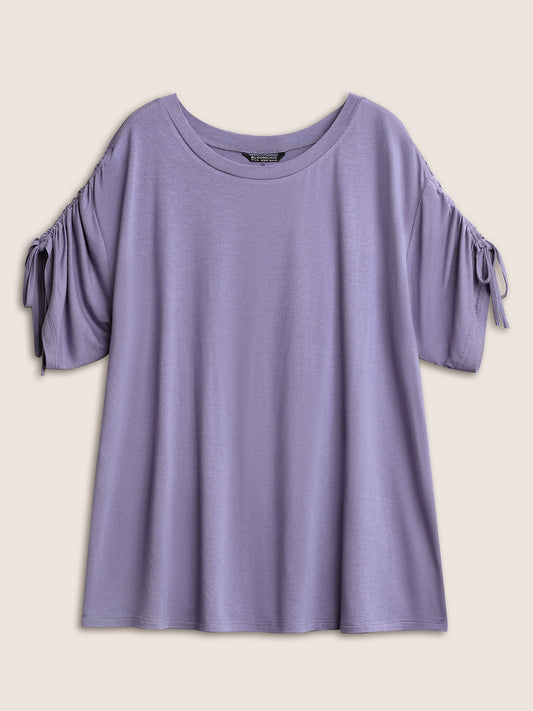 Supersoft Essentials Solid Drawstring Sleep Top