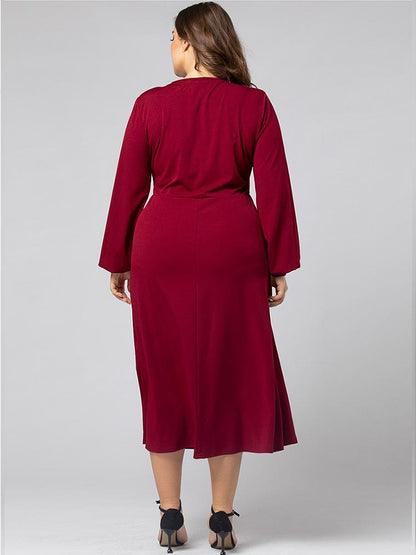 Sequins V-neck Maxi Dress