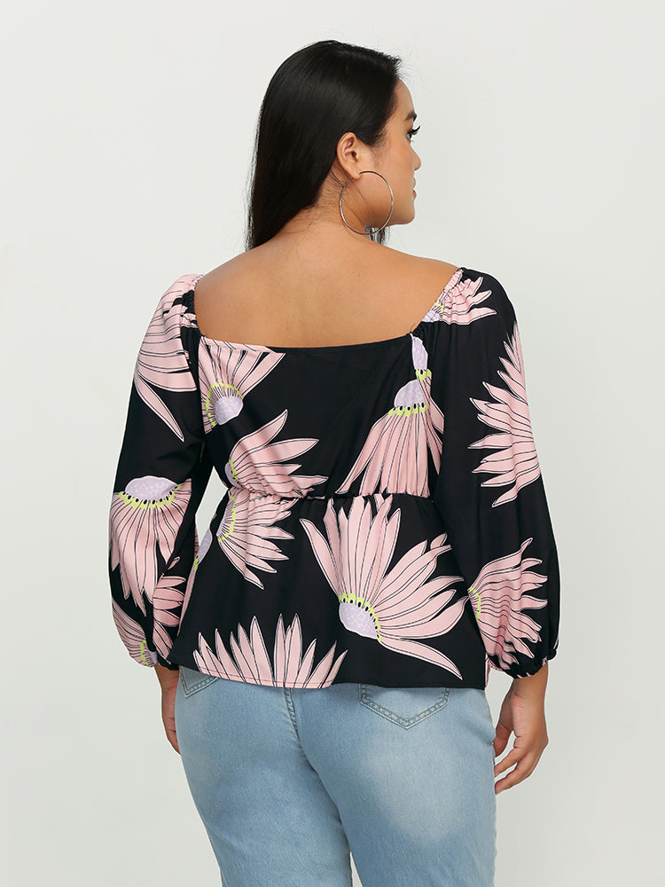 Floral Long Sleeve Top