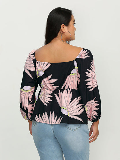 Floral Long Sleeve Top