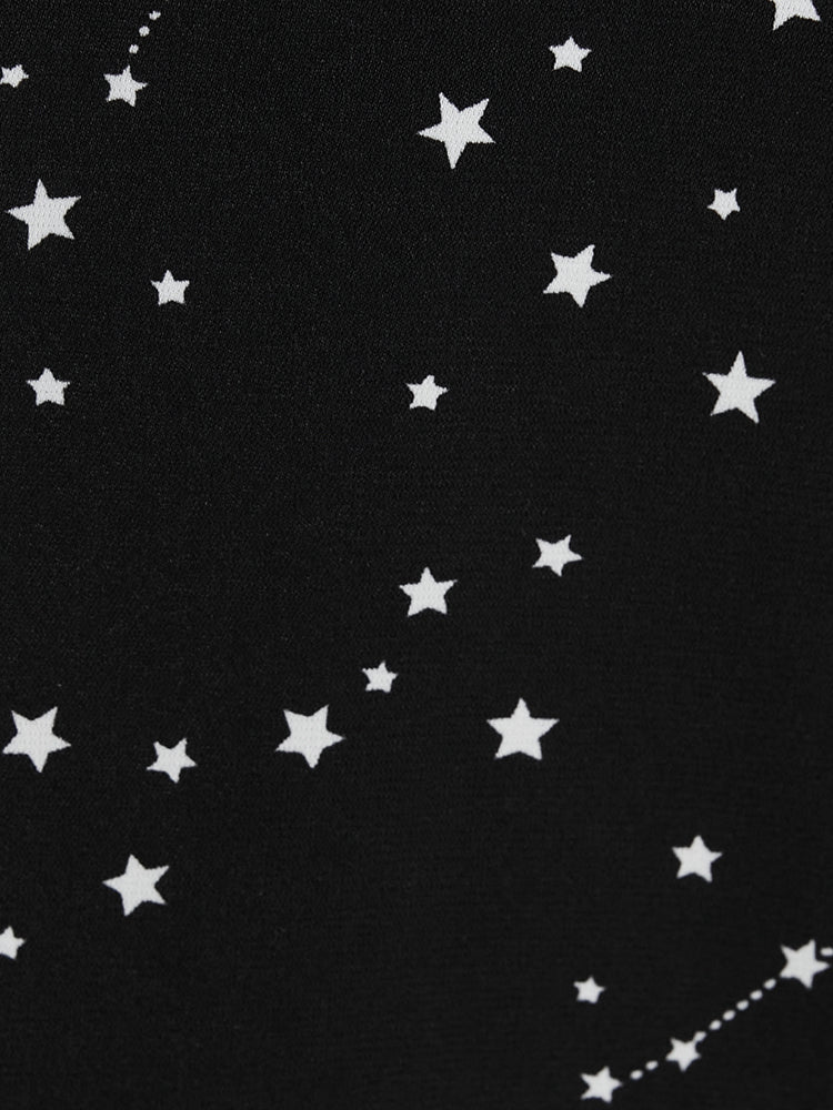 Star Print Sleeveless Cami Night Dress