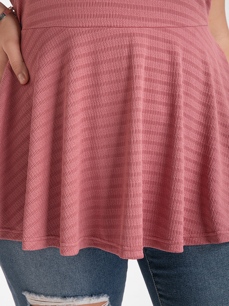 Plain Ruffle Halter Tie Tank Top