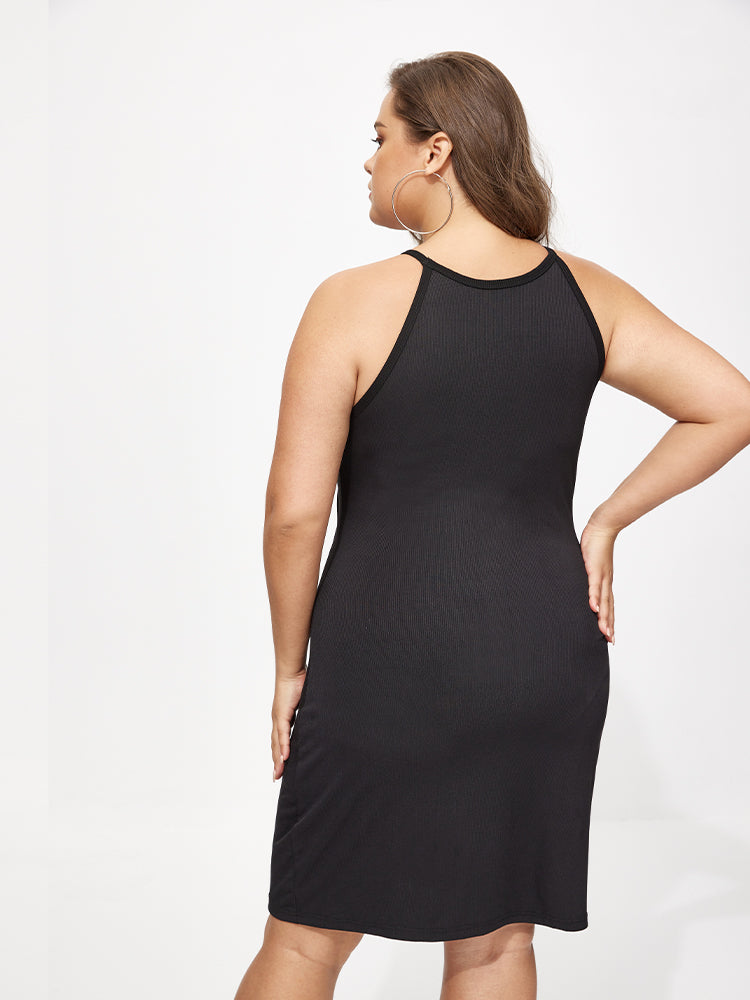Bodycon Stretch Solid Dress
