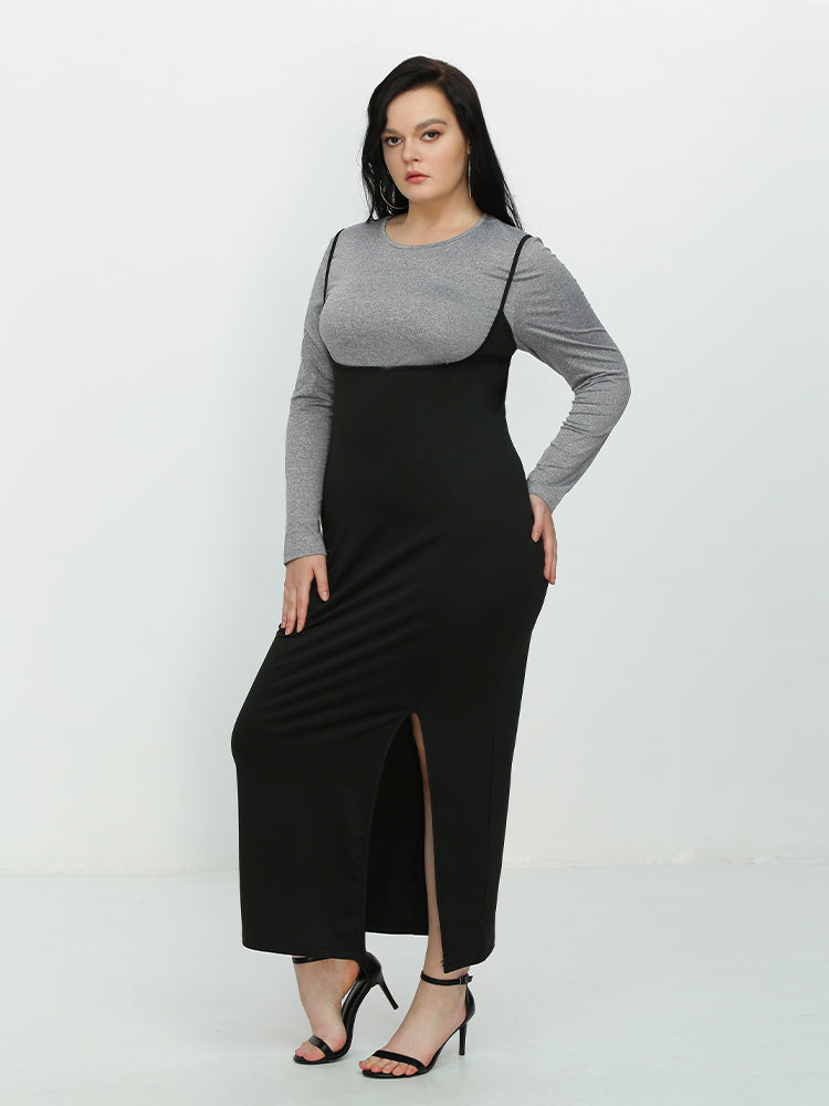 Solid Color Round Neck Basic T-shirt