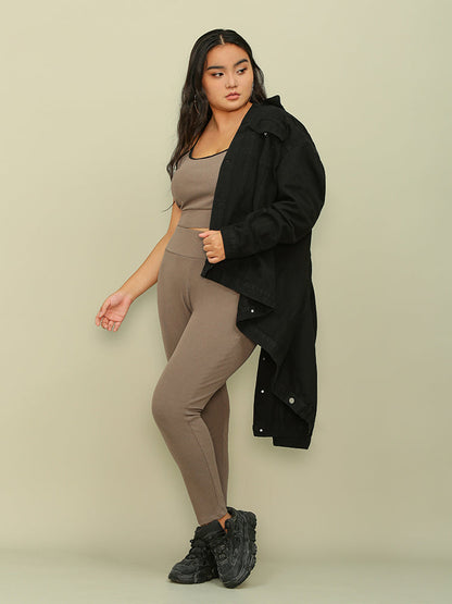 Short Color Block Tank Tops