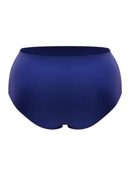 Plain Ruched Front Bikini Bottom