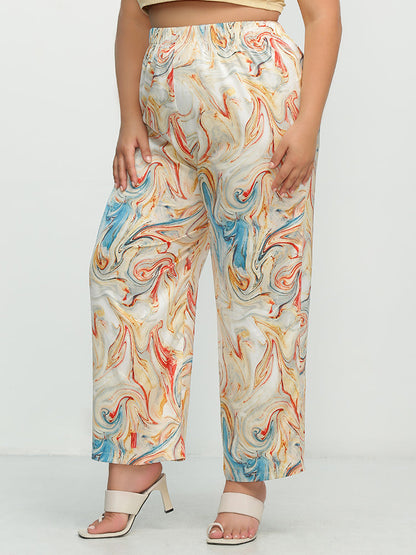 Tie Dye Twisted Painting Pants