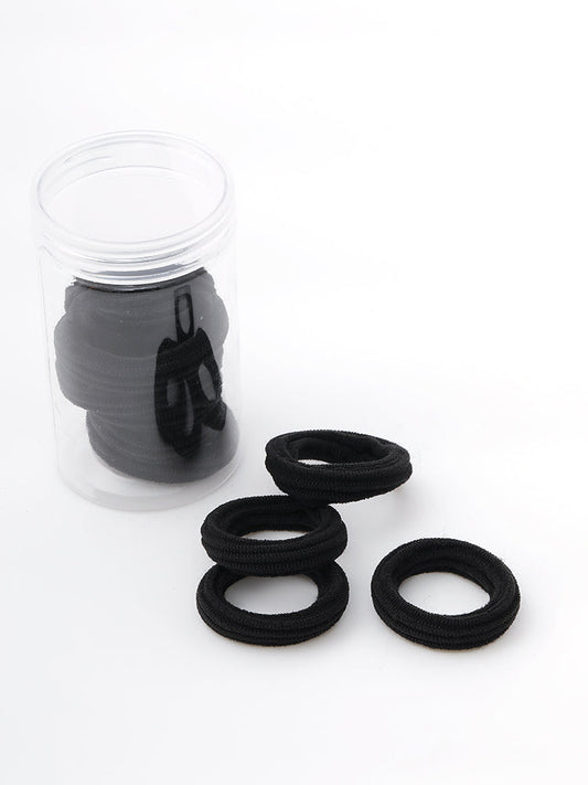 10pcs Solid Simple High Elastic Hair Ties