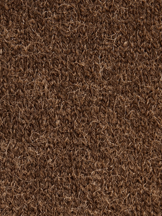 Solid Super Soft Plush Knit Lace Up Knit Top