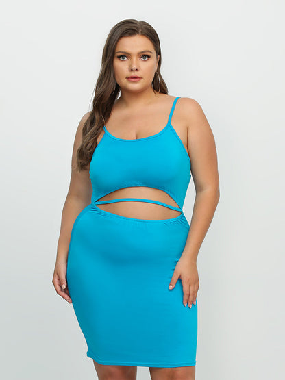 Cut Out Bodycon Midi Dress