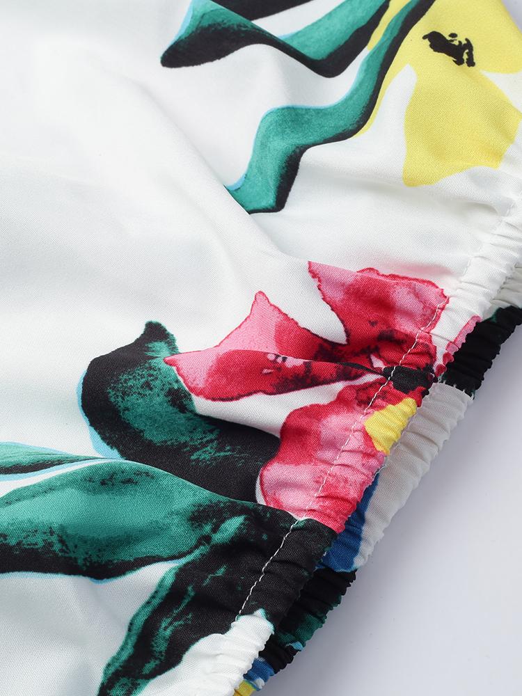 Tropical Knot Sleeve Top