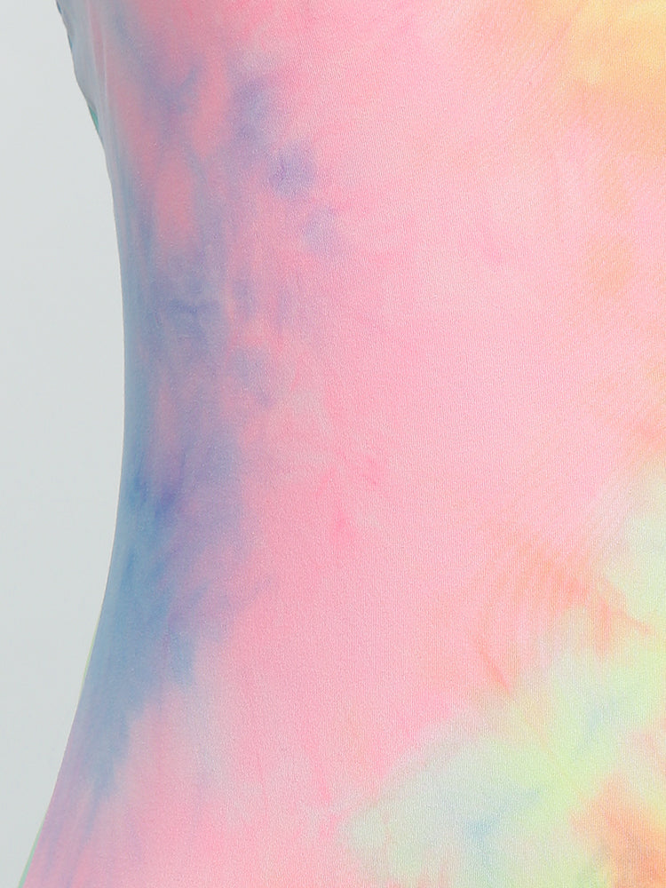 Tie Dye Split Hem Cami Dress