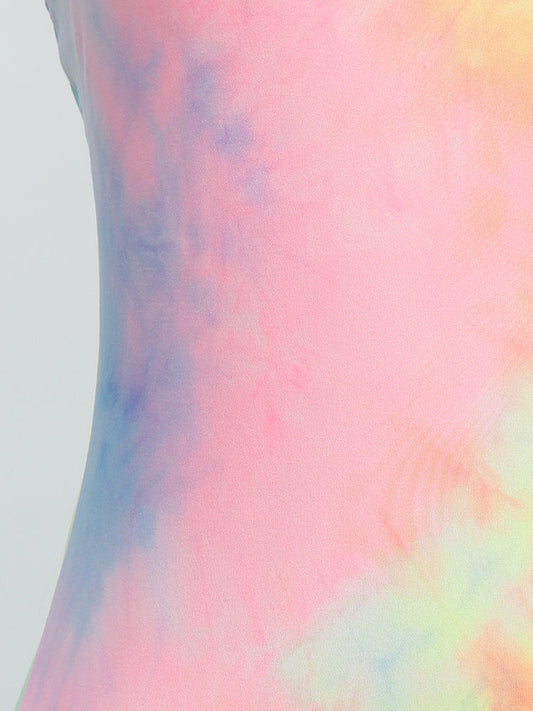 Tie Dye Split Hem Cami Dress