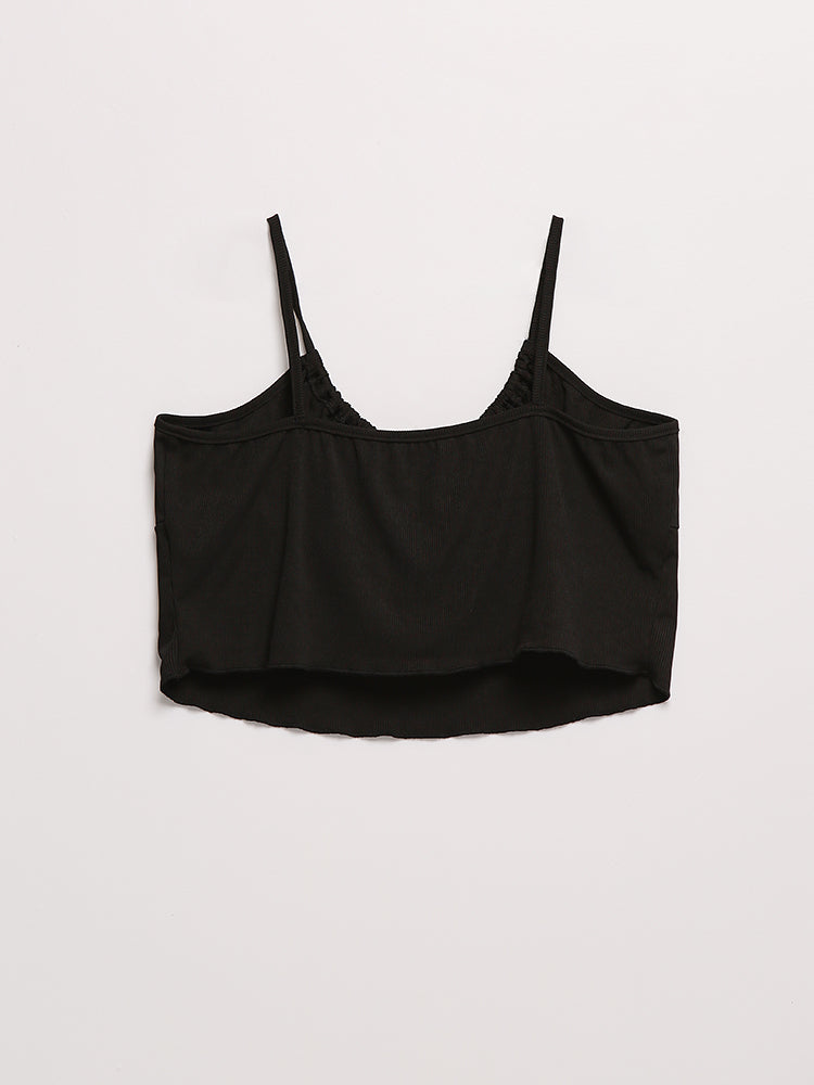 Keyhole Knotted Backless Top