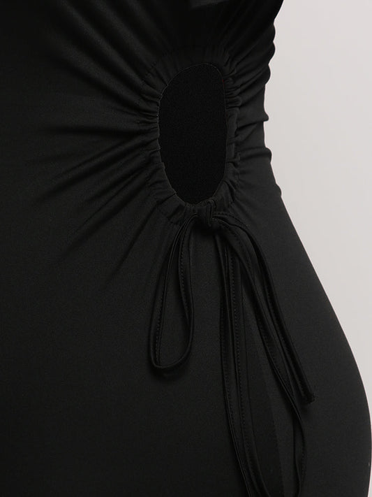 Cut Out Knotted Dress