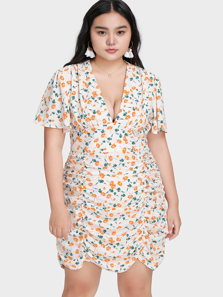 Ditsy Floral Ruffle Dress