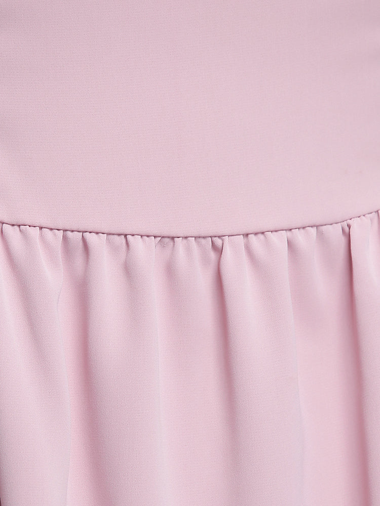 Tiered Puff Sleeve Dress