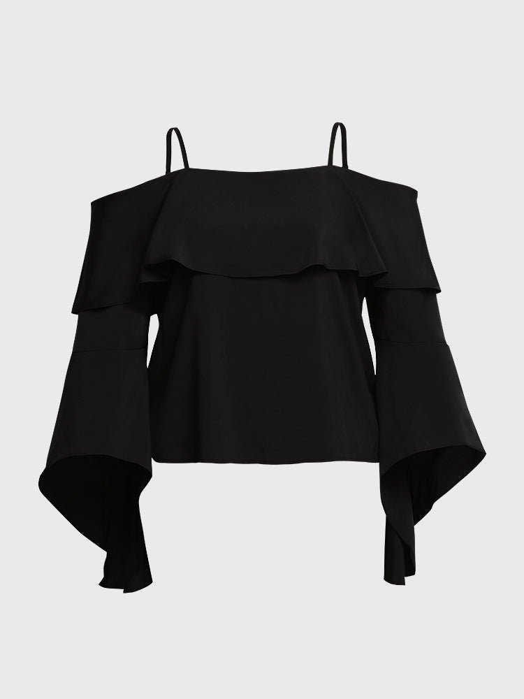 Off Shoulder Dolman Sleeve Top