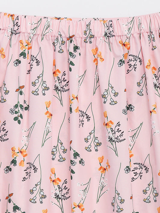 Ditsy Floral Split Hem Dress