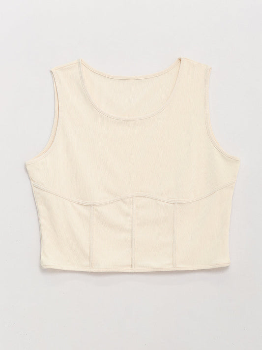 Sleeveless Stitch Top