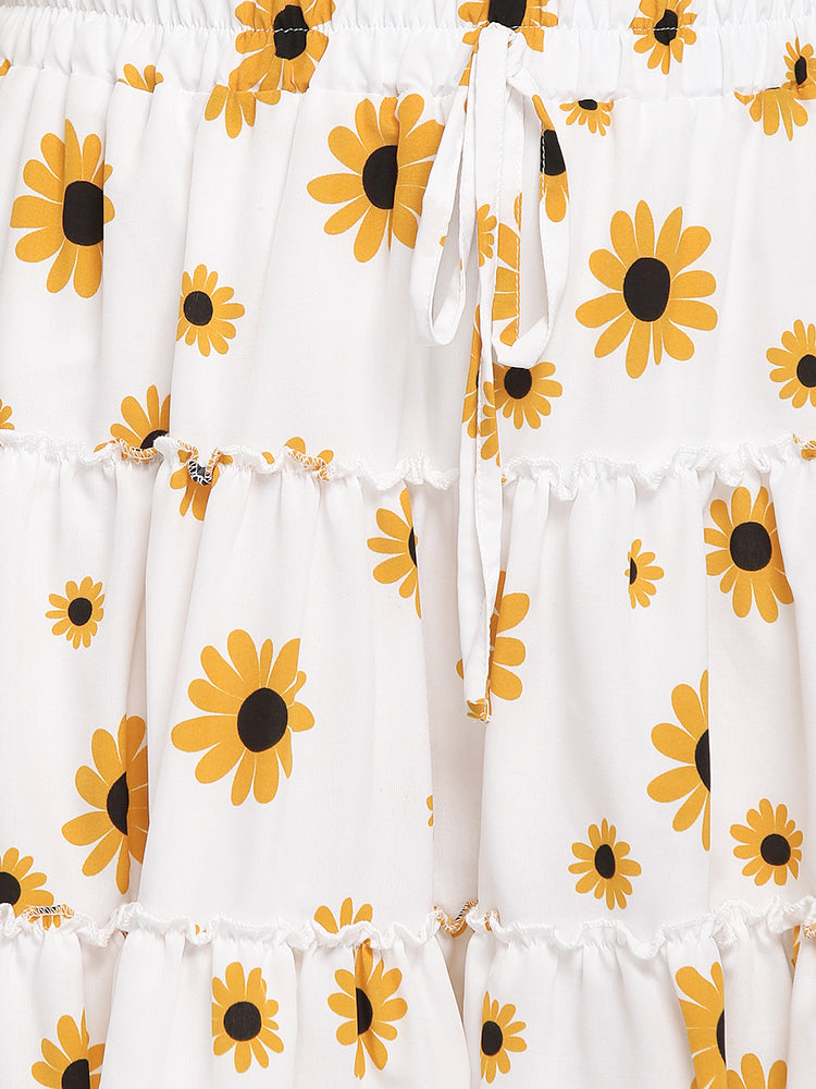 Daisy Ruffle Hem Skirt