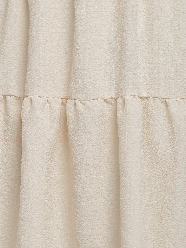 Ruffle Back Bowtie Dress