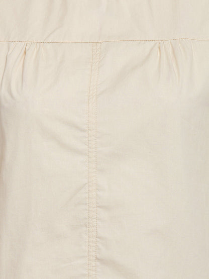 Ribbon Puff Sleeve Top