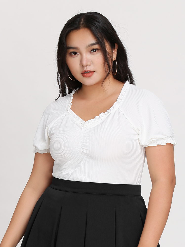Ruffle Hem T-Shirt