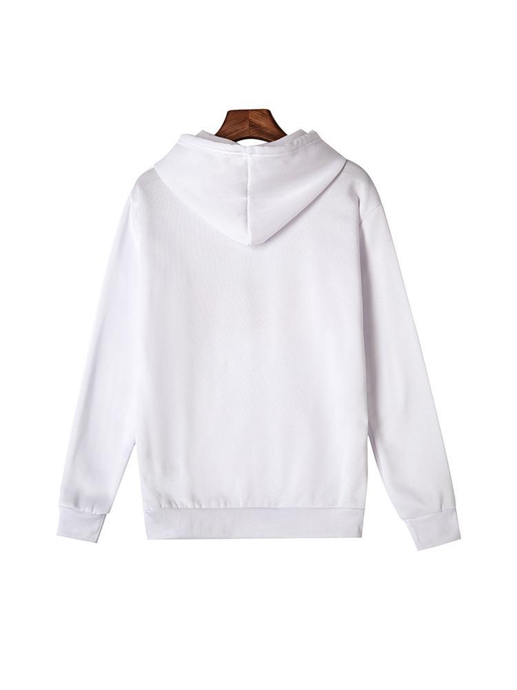 Cartoon Printed Kangaroo Pocket Hoodie