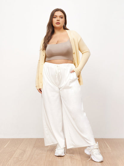 Solid Button Through Cardigan