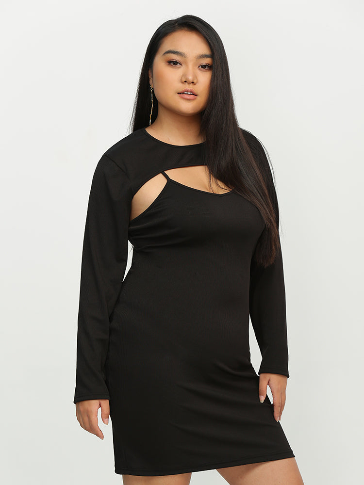 Long Sleeve 2pcs Dress