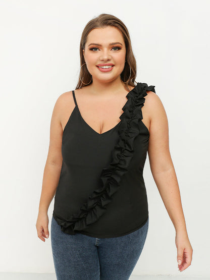 Frill Trim Tank Top