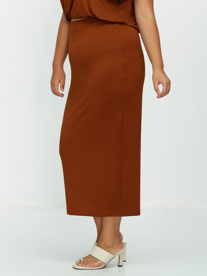 High Waist High Stretch Skirt