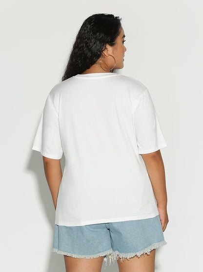 Face Figure Print T-Shirt