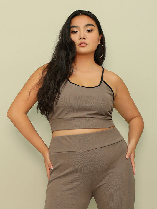 Short Color Block Tank Tops