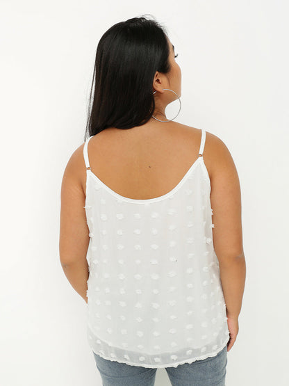 Button Down Loose Tank Tops