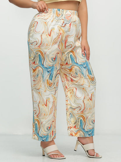 Tie Dye Twisted Painting Pants