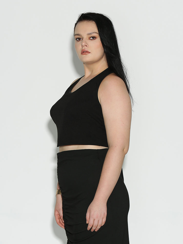 Backless Bowknot Crop Top