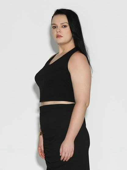 Backless Bowknot Crop Top