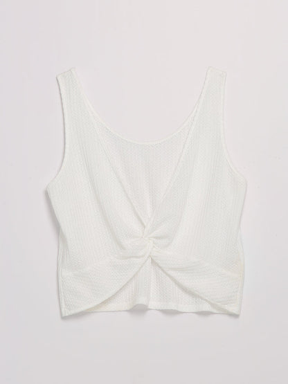 Backless Sleeveless Top