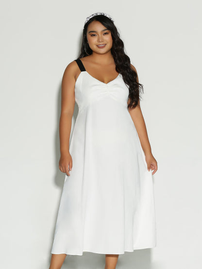 Ruched Tiered Maxi Dress