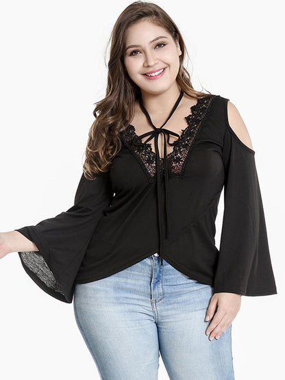 Lace Hollow Out Sexy Halter Top