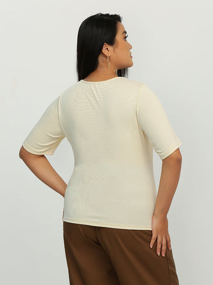 Twist Front Short Sleeve T-Shirt