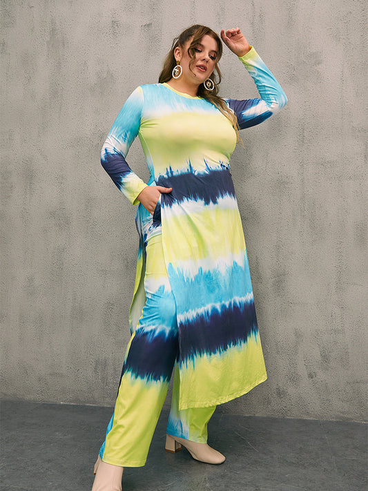 Round Neck Tie Dye T-shirt