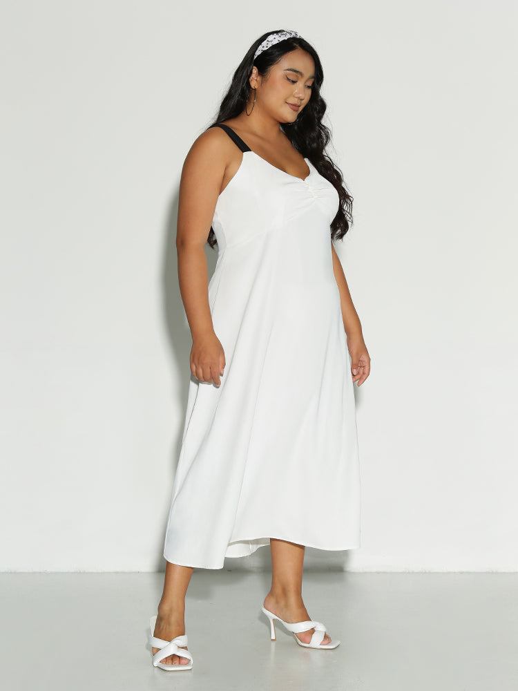 Ruched Tiered Maxi Dress