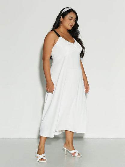 Ruched Tiered Maxi Dress