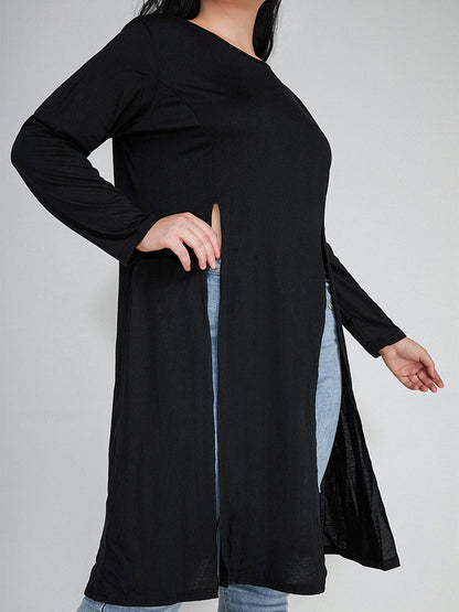 Split Tiered Regular T-shirt